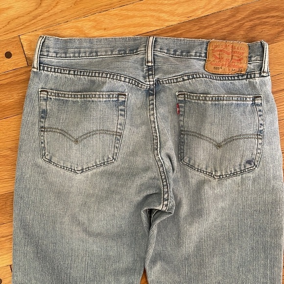 Levi's 559 Relaxed Straight Fit Jeans Men 34 x 34 Broken-In Soft Zip Fly - Picture 8 of 8